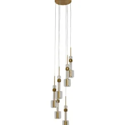 Suspension Candy Bar doré Ø44cm