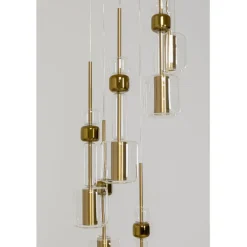 Suspension Candy Bar doré Ø44cm