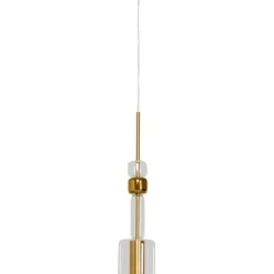 Suspension Candy Bar doré Ø13cm