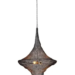 Suspension Cocoon noir Ø89cm