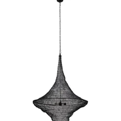 Suspension Cocoon noir Ø89cm