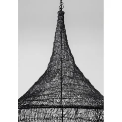 Suspension Cocoon noir Ø89cm