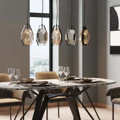 Suspension Diamond Fever Dining noir 110cm
