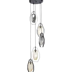 Suspension Diamond Fever Spiral noir Ø42cm