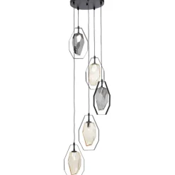 Suspension Diamond Fever Spiral noir Ø42cm