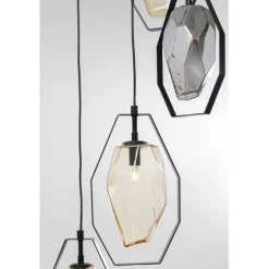 Suspension Diamond Fever Spiral noir Ø42cm