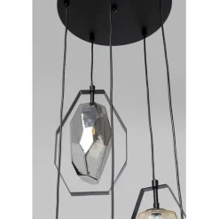 Suspension Diamond Fever Spiral noir Ø42cm
