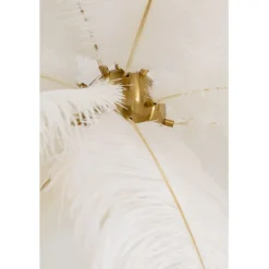 Suspension Feather Palm blanc Ø87cm
