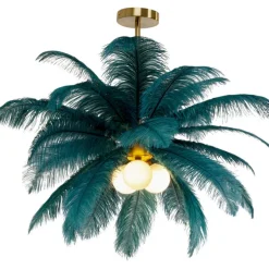 Suspension Feather Palm vert Ø87cm