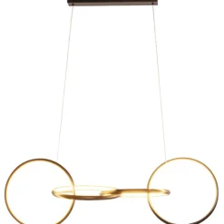 Suspension Galaxy LED noir 155cm