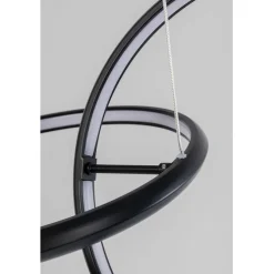 Suspension Galaxy LED noir 155cm