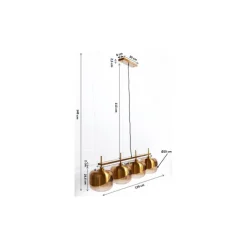 Suspension Golden Goblet Quattro Ø25cm