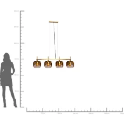 Suspension Golden Goblet Quattro Ø25cm