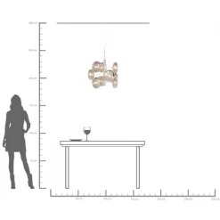 Suspension Headlight chromé