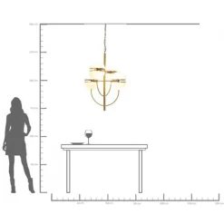 Suspension Leisha Bunch Ø76cm