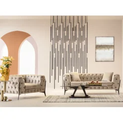 Suspension Living Vegas Deluxe noir mat LED