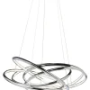 Suspension Saturn LED chromé GM
