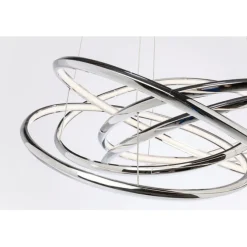 Suspension Saturn LED chromé GM