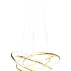 Suspension Saturn LED doré GM