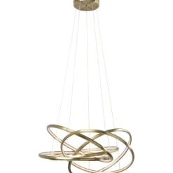 Suspension Saturn LED doré GM