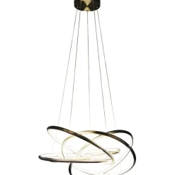 Suspension Saturn LED doré GM