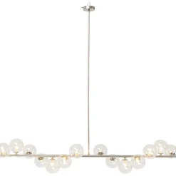 Suspension Scala Balls chromé 155cm