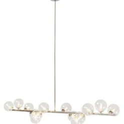 Suspension Scala Balls chromé 155cm