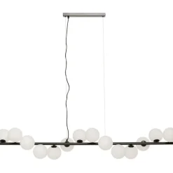 Suspension Scala Balls Milky noir 150cm