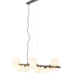 Suspension Scala Balls Milky noir 150cm