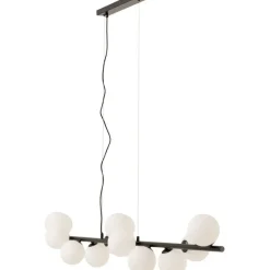 Suspension Scala Balls Milky noir 150cm
