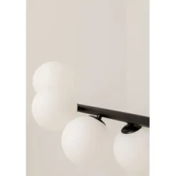 Suspension Scala Balls Milky noir 150cm