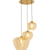 Suspension Sphere ambre Ø45cm