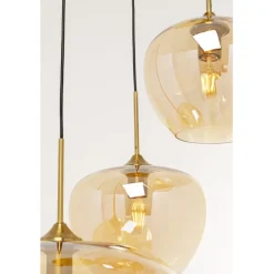 Suspension Sphere ambre Ø45cm
