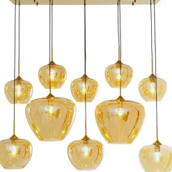 Suspension Sphere ambre 160cm