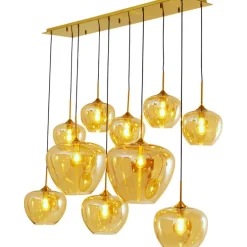 Suspension Sphere ambre 160cm