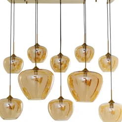 Suspension Sphere ambre 160cm