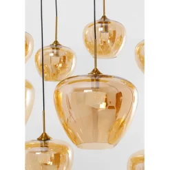 Suspension Sphere ambre 160cm