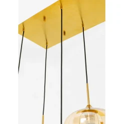 Suspension Sphere ambre 160cm