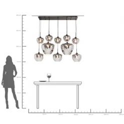 Suspension Sphere smoke 160cm