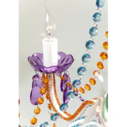 Suspension Starlight 6 branches multicolore