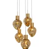 Suspension Supernova Amber Cinque Ø50cm
