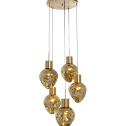 Suspension Supernova Amber Cinque Ø50cm