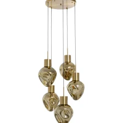 Suspension Supernova Amber Cinque Ø50cm
