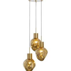 Suspension Supernova Amber Tre Ø45cm