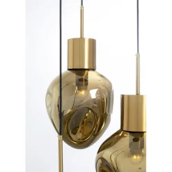 Suspension Supernova Amber Tre Ø45cm
