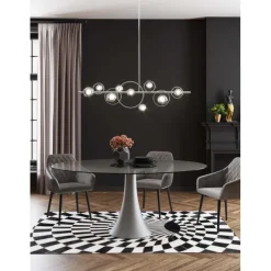Suspension Universe chrome 110cm