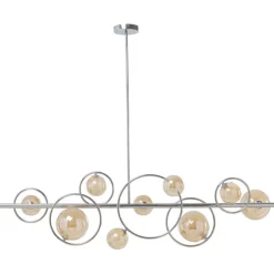 Suspension Universe chrome 110cm