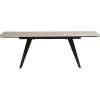 Table à rallonges Amsterdam foncé 160/40+40)x90cm