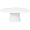 Table à rallonges Benvenuto blanche 200(50)x110cm
