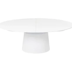 Table à rallonges Benvenuto blanche 200(50)x110cm